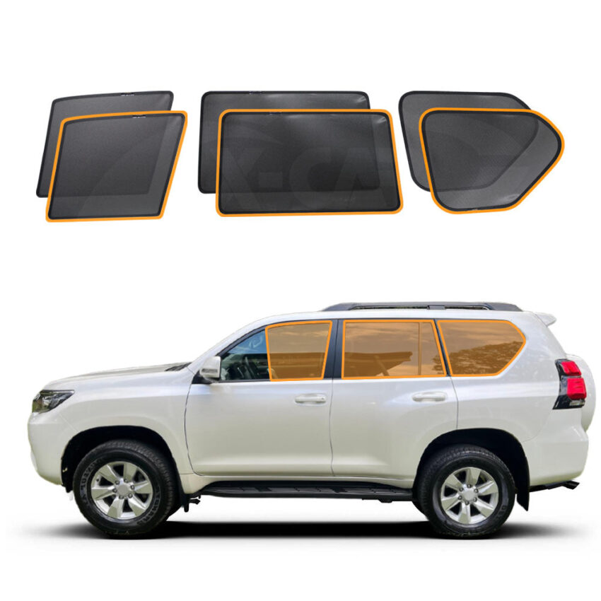 Window Magnetic Sun Shades for Toyota Prado 150 Series 2009-2024 Rear Windscreen Shade - Image 6