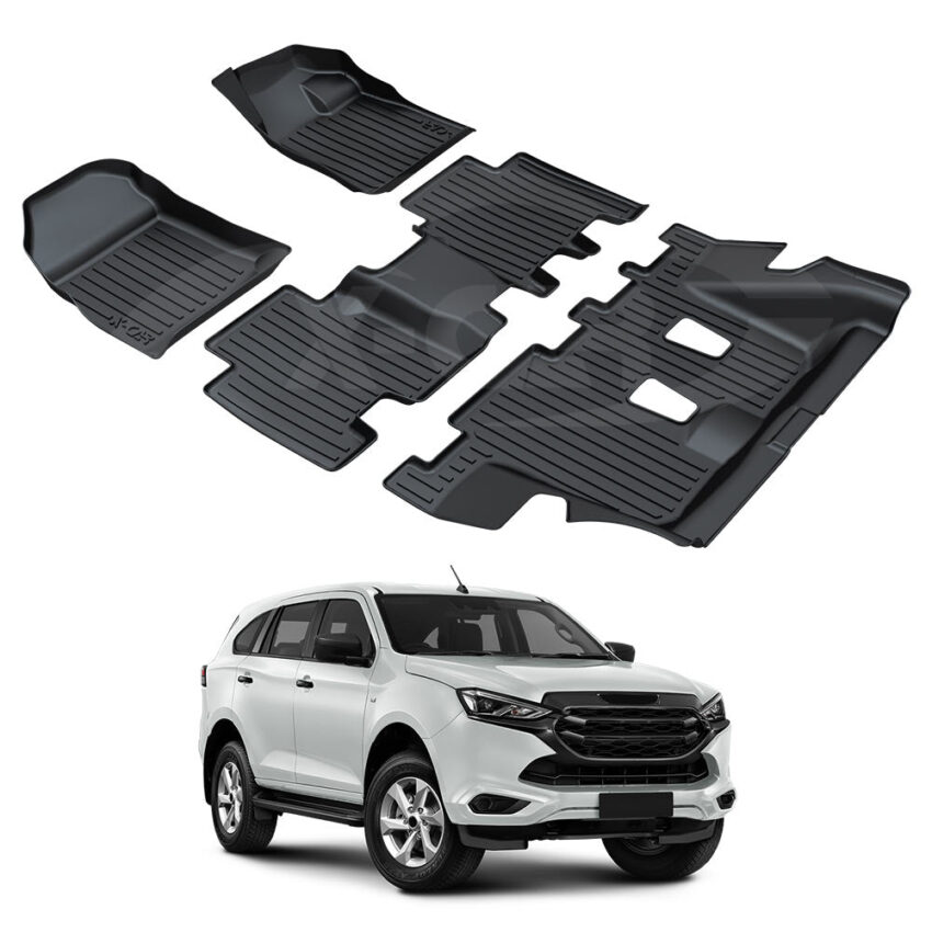 3D Floor Mats for Isuzu MU-X MUX 2022-2025 All-Weather Car Liners