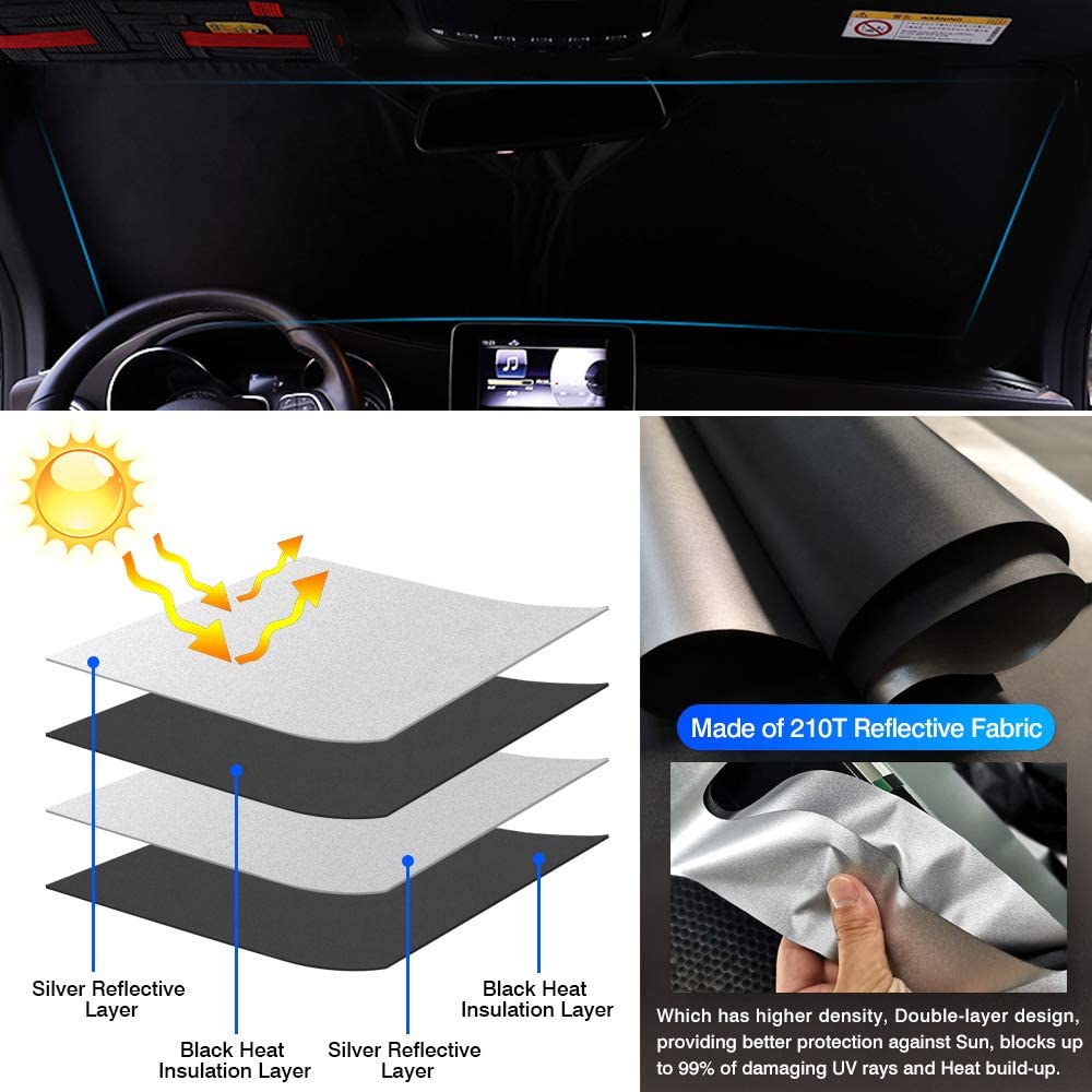 WindScreen Sun Shade for Subaru Forester 2018-2024 - Image 5