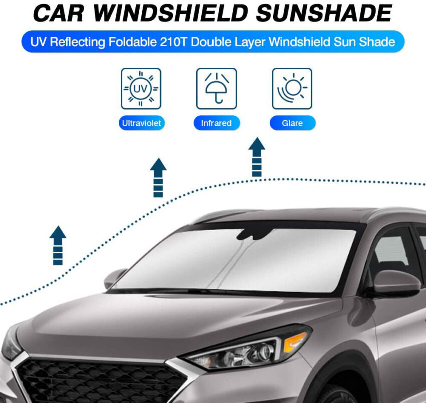 WindScreen Sun Shade for Hyundai Tucson 2015-2025 - Image 2