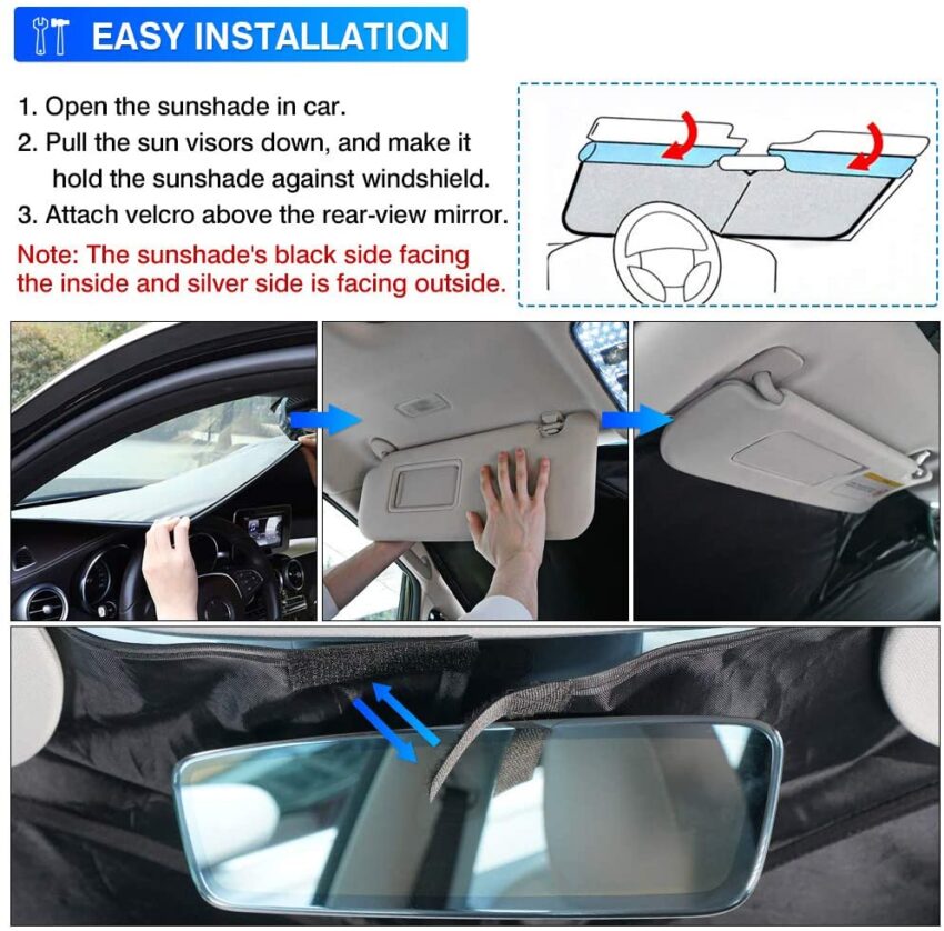 WindScreen Sun Shade for Hyundai Tucson 2015-2025 - Image 6