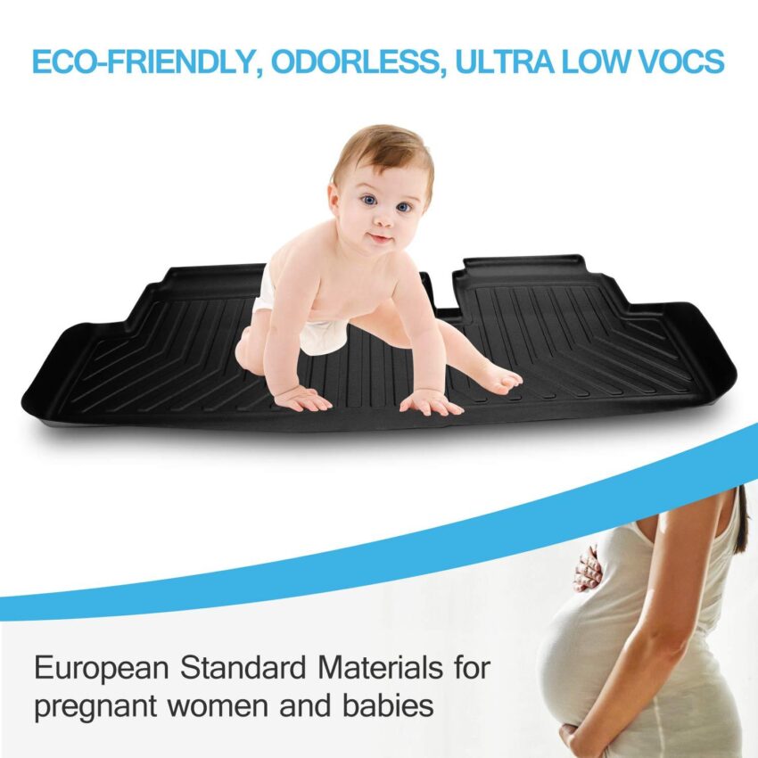 3D Floor Mats for Suzuki Jimny 3-Door Auto Transmission 2018-2025 All-Weather Car Liners - Image 6