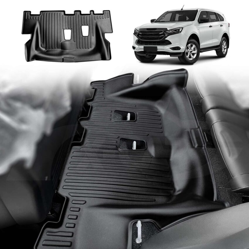 3D Floor Mats for Isuzu MU-X MUX 2022-2025 All-Weather Car Liners - Image 3