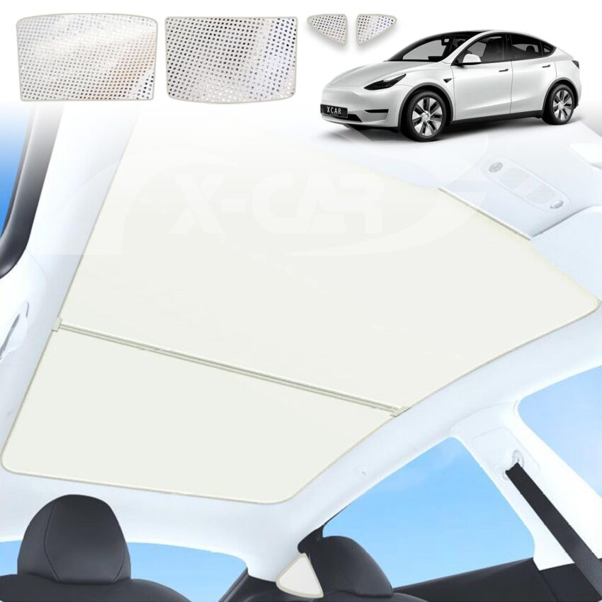 Glass Roof Sun Shade For Tesla Model Y 2022-2025 - Image 6
