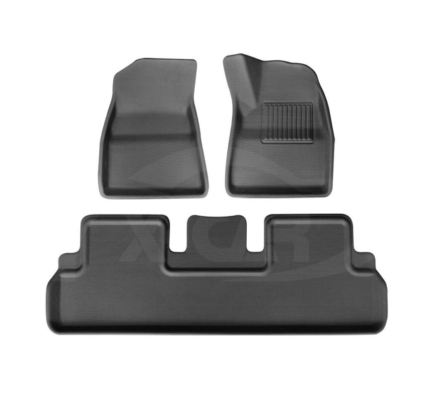 3D Floor Mats For Tesla Model 3 2017-2023 All-Weather Car Liners - Image 4