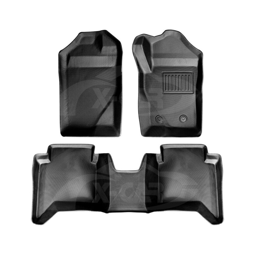 3D Floor Mats for Ford Next-Gen Ranger Dual Cab 2022-Onwards  All-Weather Liners - Image 4