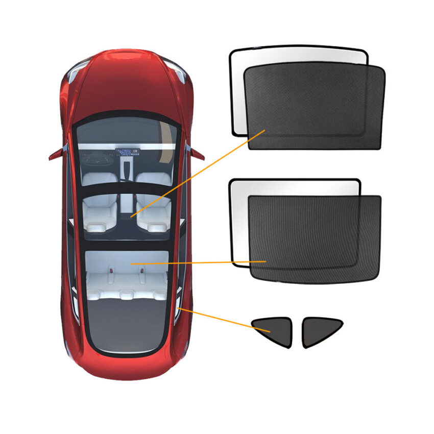 Glass Roof Sun Shade For Tesla Model Y 2022-2025 - Image 3