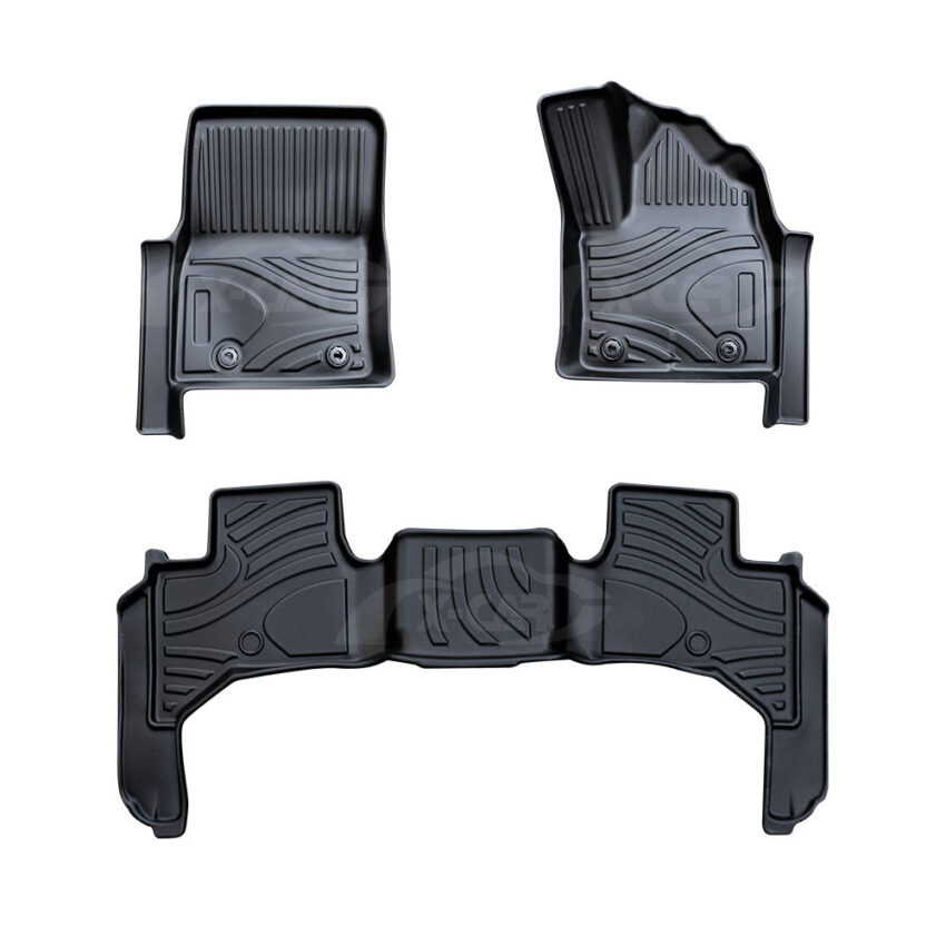 3D Floor Mats for Toyota Landcruiser 300 Series 2021-2025 All-Weather Liners - Image 5