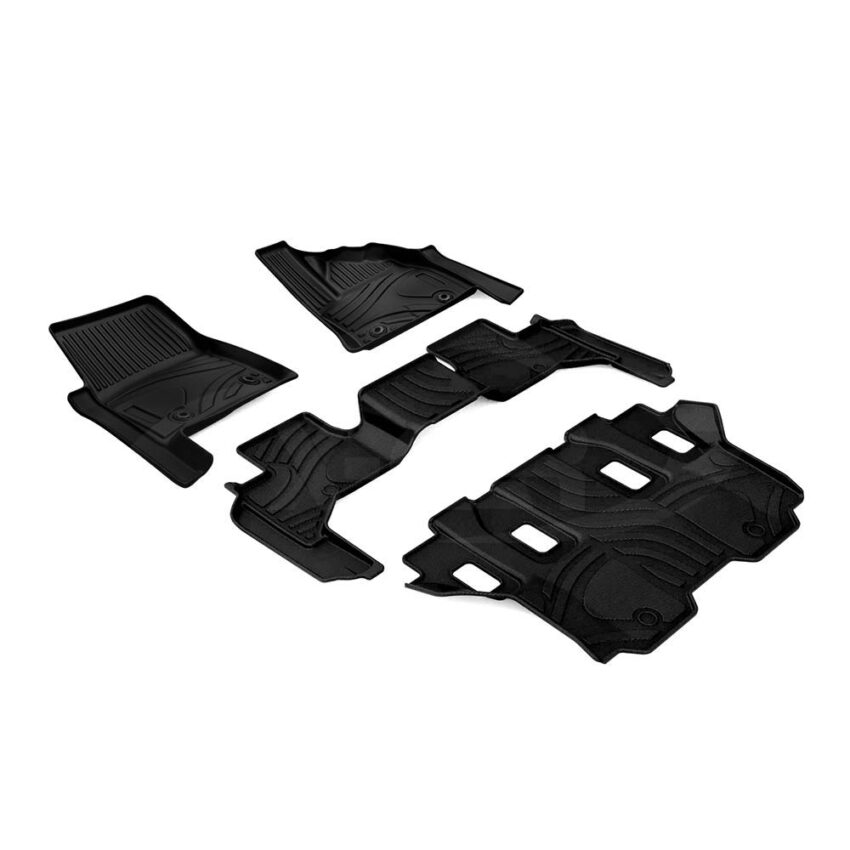 3D Floor Mats for Toyota Landcruiser 300 Series 2021-2025 All-Weather Liners - Image 4